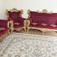 مبل ۷نفره تمیز به همراه ۴صندلی میزبان