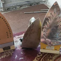 اتو قدیمی سنگین و اتو بخار بوش و پاناسونیک