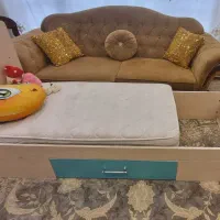 تخت و تشک کاملا سالم و تقریبا نو|تخت و سرویس خواب|رشت, معلم|دیوار