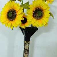 گل افتاب گردان|گل مصنوعی|قم, شاه ابراهیم|دیوار