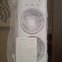 پنکه شارژی مه پاش چرخشی|پنکه و تصفیه‌کنندهٔ هوا|شیراز, شهرک سعدی|دیوار