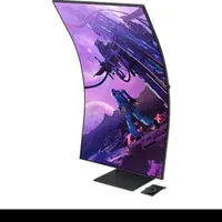 مانیتور ۵۵اینج منحنی گیمینگ و سیستم کامپیوتر|رایانه رومیزی|قم, پردیسان|دیوار