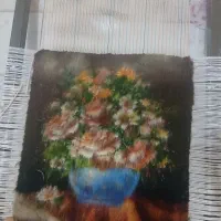 تابلو فرش دستباف   کرک و ابریشم|تابلو فرش|قم, علی آباد سعدگان|دیوار