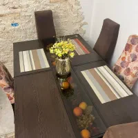 میز نهارخوری ۶نفره چوبی|میز و صندلی غذاخوری|بندر انزلی, مسکن مهر|دیوار