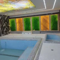 اجاره ویلا با غ استخر دار ابگرم سرپوشیده باغ یاس