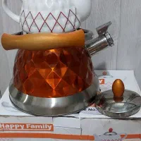 کتری قوری داخل استیل کف چدن