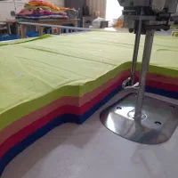 زیگزال دوز،راسته دوز، وسط کار