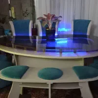 میز نهار خوری ۸ نفره ام دی اف