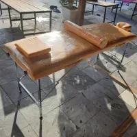 تخت تاشو /تخت ماساژ تاشو/تخت چمدانی/تخت