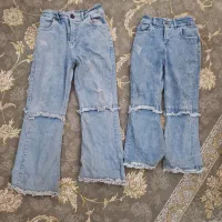 شلوار لی بچگانه دمپا برند زارا اصل