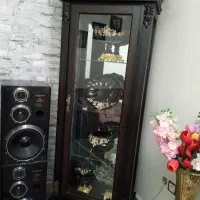 بوفه ویترین چوبی