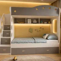 تخت دوطبقه مدل لیلیوم/ چکی