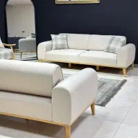 مبل راحتی ۷ نفره ونوس با چوب روسی