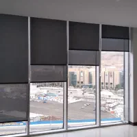 نصب پرده نصاب زبرا چوب مینیمال تهرانسر شستشو