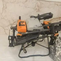 سمپاشی مزارعه با پهباد