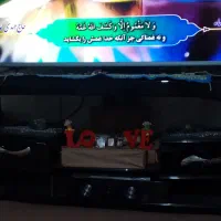 میز تی وی شیشه مشکی جنس تُرک اصل
