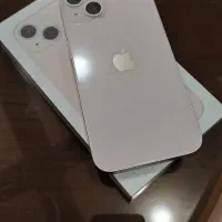 آیفون 13 دوسیم صورتی 128 در حد نو بدون خط وخش