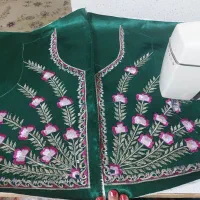 سخمه گلدوزی شده چرخی