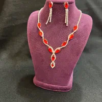 گردنبند عروس فول نگین|بدلیجات|گرگان, |دیوار