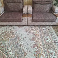 دوعدد مبل کاناپه تخت خواب شو|مبلمان خانگی و میز عسلی|اردکان, |دیوار