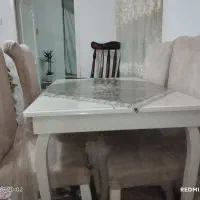 میز ناهار خوری ۴نفره فروش تا پایان امشب ۳ملیون|میز و صندلی غذاخوری|مشهد, شهرک شهید باهنر|دیوار