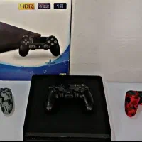 پلی استیشن ۴ کپیخور اسلیم دو دسته PS4 SLIM|کنسول، بازی ویدئویی و آنلاین|تهران, سجاد|دیوار
