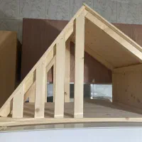 خانه (لانه)گربه تمام چوب|لوازم جانبی حیوانات|ساری, |دیوار
