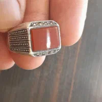 انگشتر نقره عقیق|جواهرات|بهبهان, |دیوار