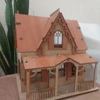 خونه چوبی دکوری