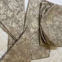 5 عدد کوسن راحتی کرم و طلایی پارچه ترک