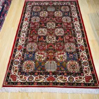 فرش پرده ای بختیاری طرح خشتی