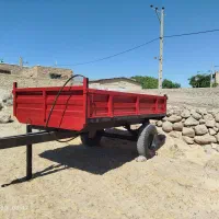 تریلی تراکتور و گاو آهن وچاله کن