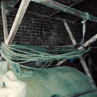 چرخ چاه فلزی باسیم بکسل