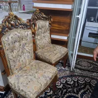 مبل سلطنتی ۹ نفره کارکرده|مبلمان خانگی و میز عسلی|اشتهارد, |دیوار