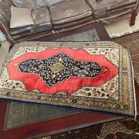 قالیچه انتیک کهنه قدیمی قم ۸۰ساله|فرش|تهران, سنائی|دیوار