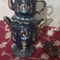 سماور و قوری چینی برقی