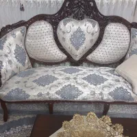 یک سرویس مبل سلطنتی ۹نفره نو|مبلمان خانگی و میز عسلی|اندیشه, اندیشه فاز ۱|دیوار