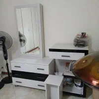 سرویس خواب دو نفره همراه آیینه و کنسول|تخت و سرویس خواب|تهران, شهرک آپادانا|دیوار