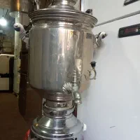 دو عدد سماور کوچه سوراخ ریز داره بزرگ سالمه