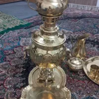 سماور زغالی برنجی ۴ لیتری عالی نسب|سماور، چایساز، قهوهساز|تهران, شهرک چیتگر|دیوار