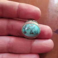 انگشتر فیروزه و عقیق شفة العبد و عقیق زرد|جواهرات|دزفول, |دیوار