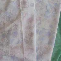 چادرعروس دوخته شده با گل های یاسی و صورتی|لباس|مراغه, |دیوار