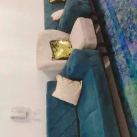 مبل ۷ نفره به همراهِ میز ناهارخوری|مبلمان خانگی و میز عسلی|رشت, گیل|دیوار