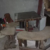 میز و صندلی چوبی