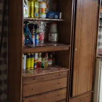 فروش کمد دو تیکه چوبی