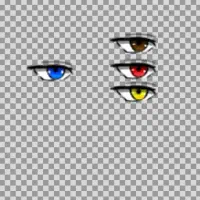 پک چشم های آماده نقاشی دیجیتال
