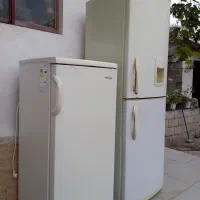 ۲عدد یخچال بزرگ الکترو استیل کوچیک امرسان|یخچال و فریزر|سنگر, |دیوار