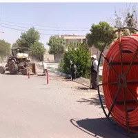 ترینچر.حفاری.اکیپ اجرا فیبر نوری