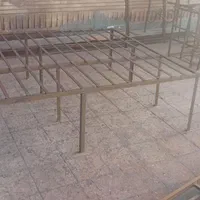 تخت آهنی دو نفره  طول  195 عرض  150|تخت و سرویس خواب|شوش, |دیوار
