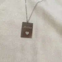 گردنبند حکاکی استیل رنگ ثابت|بدلیجات|تبریز, |دیوار